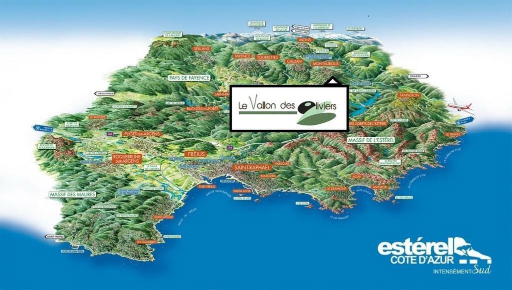 Le Vallon Des Oliviers Montauroux Zewnętrze zdjęcie